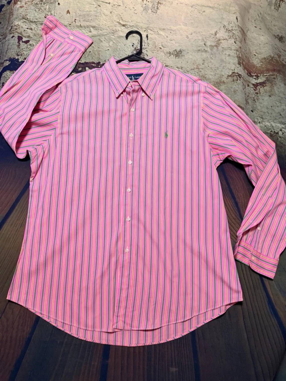 Polo by Ralph Lauren Pink Multi-Stripe Button-Down Shirt